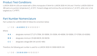 LUXEON L130 3030 HV High Flux Hot-colour 24V White Color L130-30800BHV00001SMD LED Diode Chip For Downlights