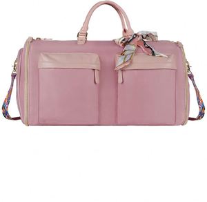 BSCI factory Durable Travel Duffle <b>Bag</b> <b>with</b> Toiletry <b>Bag</b> & <b>Shoe</b> <b>Compartment</b>, Convertible 2 in 1 Suit Travel Carrier <b>with</b> - Product Image 6