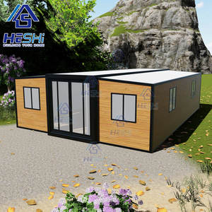 Segurança Pré-fabricada 40Ft 20Ft Container Casa Expansível 5 Quarto Prefab Envio Folding Home Construção Imobiliário - Product Image 1