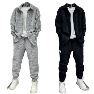 Primavera nuova camicia sportiva da uomo alla moda Top largo con <span class=keywords><strong>pantaloni</strong></span> in cotone 100% traspirante <span class=keywords><strong>completi</strong></span> di camicie <span class=keywords><strong>e</strong></span> <span class=keywords><strong>pantaloni</strong></span> sportivi - Product Image 1