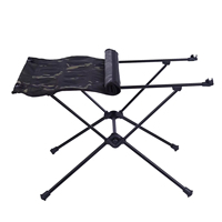 Table de pique-nique pliante légère en aluminium, imperméable, écologique, mobilier de camping extérieur, capacité 20 kg, OEM