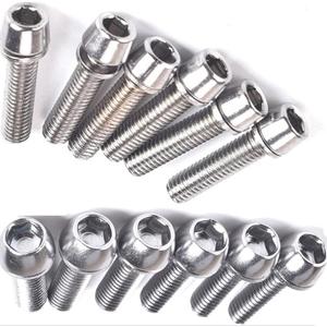 Tornillos de sujeción para manillar de bicicleta M5 M6 con cabeza hexagonal, tornillos de montaje de alta resistencia personalizables para bicicleta de montaña - Product Image 1