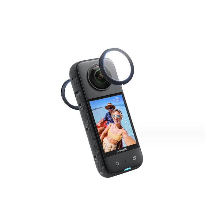 Hongdak Insta360 X3 Action Camera Accessories Sticky Lens Guards Action Camera Accessories