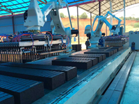 Robot de pose de blocs, machine robotique de pose de briques pour ligne de production de briques en four rotatif