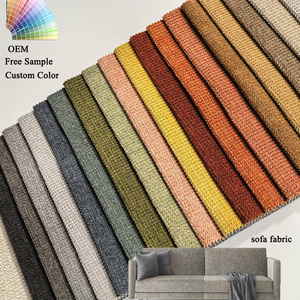 Tissu en velours glacé et neige, uni et simple, tissu d'ameublement froissé pour hôtel, textile de maison et applications de revêtement de canapé en velours - Product Image 1