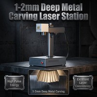 Nouvelle machine laser à fibre mini de marquage quotidien robuste, graveur CNC de bureau, refroidissement par air AI, galvanomètre stable haute vitesse pour métal