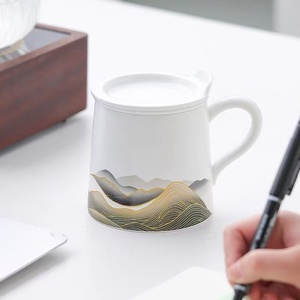 Taza <span class=keywords><strong>de</strong></span> té <span class=keywords><strong>de</strong></span> cerámica <span class=keywords><strong>de</strong></span> diseño moderno Yuanshan <span class=keywords><strong>con</strong></span> <span class=keywords><strong>filtro</strong></span> <span class=keywords><strong>de</strong></span> <span class=keywords><strong>tapa</strong></span>, función <span class=keywords><strong>de</strong></span> separación <span class=keywords><strong>de</strong></span> agua para oficina, uso Personal, regalo, taza <span class=keywords><strong>de</strong></span> té <span class=keywords><strong>de</strong></span> cerámica - Product Image 4