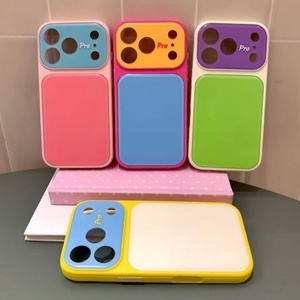 เคสโทรศัพท์ IMD ลายเรนโบว์โดปา พร้อมเลนส์กล้องแก้วนีออนสีสันสดใส ป้องกันสำหรับฤดูร้อน สำหรับ iPhone 14 15 16 17 pro max - Product Image 1