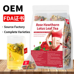 Tè Premium Miscelato Aromatizzato con Rosa, Biancospino, Foglia di Loto e Buccia d'<span class=keywords><strong>Arancia</strong></span>, 5g X 30 Bustine Piramidali, Stimola il Metabolismo e Favorisce la Digestione - Product Image 4