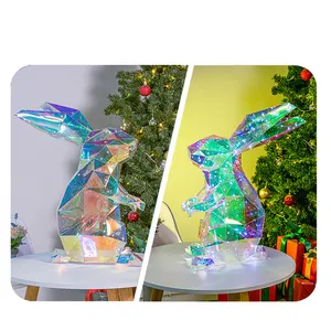 Standing Rabbit Led Lights Decoration Lighting Wedding Birthday Easter Day Rabbit Led Lights