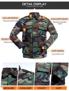 Uniforme BDU de Estilo Clásico, Uniforme de Camuflaje de la <span class=keywords><strong>Jungla</strong></span> Estadounidense - Product Image 3