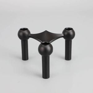 Minimalist tarzı üçgen mumluk şamdan süsler Metal kombinasyonu restoran ev el sanatları - Product Image 2