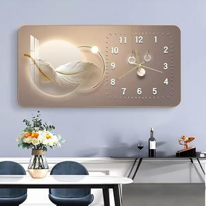 Reloj de Pared Islámico Moderno, Estilo Antiguo, Cristal y Porcelana, Diseño de Naturaleza Muerta, para Sala de Estar, Hogar, para Creyentes - Product Image 1