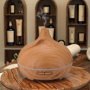 Difusor de Aroma ultrasónico portátil de diseño clásico, humidificador de aire eléctrico de grano de madera, aromaterapia de aceite esencial - Product Image 4