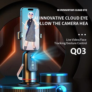 Theo Ai Gimbal Đứng Khuôn Mặt Thông Minh Theo Dõi Nhận Dạng Đối Tượng 360 Xoay Tripod Tự Động Mặt Sống Khung PTZ Ổn Định - Product Image 5