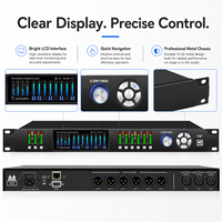 Procesadores de Audio de Alta Gama PLG360, 3 Entradas y 6 Salidas, Sistema de Sonido DSP para Altavoces, Mezclador Digital Inteligente Profesional