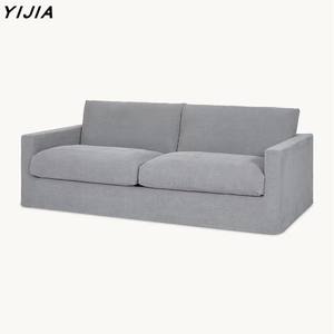 As Is Well Known Linen <b>Sofa</b> Chair Removable <b>Cover</b> Straight Design <b>For</b> Living Room Small Space - Product Image 4