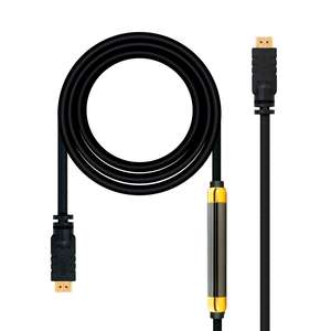 Cable HDMI v1.4 de 30 m, velocidad, compatible con V/HDMI, repetidor A/M-A/M, ideal para conectar televisores y dispositivos multimedia. - Product Image 1