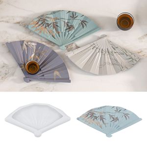 Molde <span class=keywords><strong>de</strong></span> Silicona para Abanico Decorativo Estilo Antiguo, Molde <span class=keywords><strong>de</strong></span> Yeso para Abanico, Molde para Resina Epoxi - Product Image 1