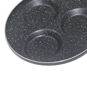 Nuovo arrivo 3 fori in alluminio padella leggera antiaderente creativo uovo Pancake Pan - Product Image 4