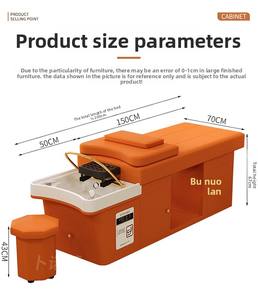 Lettino per Massaggio Thai Head Spa con Circolazione d'Acqua, Telaio in Legno Massiccio, Funzionalità All-in-One per Saloni di Bellezza e Barbieri - Product Image 6