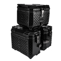 Boîte latérale de coffre de moto universelle de haute qualité de la marque SWEER, en aluminium, ensemble de 3 boîtes, capacité 45L+35L, étanche