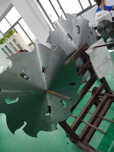 Lame de scie circulaire industrielle personnalisée <span class=keywords><strong>à</strong></span> haute fréquence, soudée, OEM, <span class=keywords><strong>à</strong></span> dents TCT, marque Dongwang, pour le sciage multi-lames du bois de rondins - Product Image 5