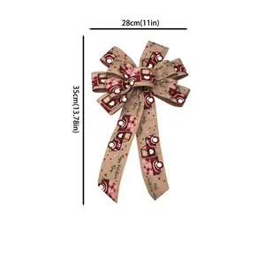 Elegant Christmas Ball Tree Ornaments Festive Bow Decor With Gift Ribbons For The Holiday Season