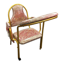 Chaises d'église en métal en gros, exportation à Dubaï |   Accoudoirs pliables et détachables, empilables, confortables pour les mosquées et les personnes âgées