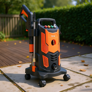 Nettoyeur haute pression électrique Vevor 1900W 2300 PSI avec poignée rétractable pour le nettoyage des patios - Product Image 2