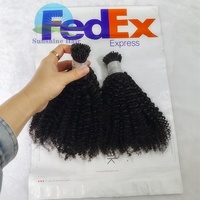 Cheveux brésiliens non traités, 12a, micro-encre brute, afro, crépus, bouclés, 4c, crochet, extensions de cheveux, livraison directe