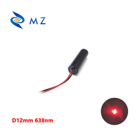 Module de pointeur laser rouge ACC compact de qualité industrielle 12 mm 638 nm 50 mW, très vendu, pour une visée stable et durable