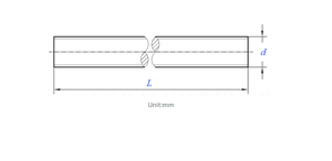 Barres filetées métriques en acier inoxydable galvanisé pour suspension de <span class=keywords><strong>plafond</strong></span> - Product Image 3