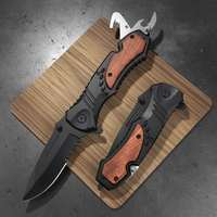 Couteau de poche portable de haute qualité pour le camping et la pêche, couteau pliant multifonctionnel pour l'extérieur
