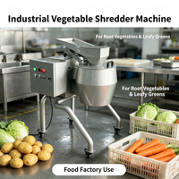 Coupe-légumes commercial 1500W en acier inoxydable, trancheuse, hachoir, déchiqueteuse, machine 380V, équipement industriel de transformation alimentaire