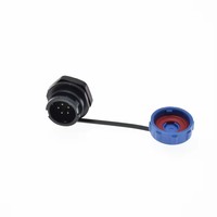 Prise d'aviation sans soudure OEM prise industrielle câble bout à bout Weipu câble électrique fileté étanche 5 broches connecteur SP en plastique