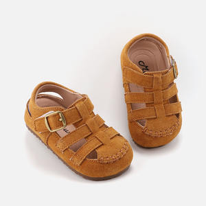 Nouveautés printemps - Chaussures en cuir pour tout-petits, sandales romaines pour garçons et filles de 10 mois à 3 ans - Product Image 2