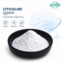 %99 Gıda Sınıfı Sodyum Sitikolin CAS 33818-15-4 Beyin Sağlığı Tozu, Hafızayı, Odaklanmayı ve Zihinsel Enerjiyi Artırır, Takviye Edici Hammadde