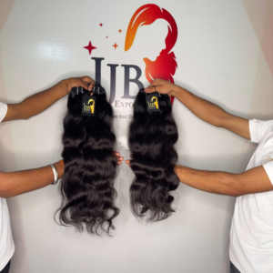 Paquete de cabello crudo camboyano, extensiones de cabello humano liso al por mayor, cabello humano crudo ondulado de templo alineado con cutícula - Product Image 1