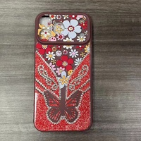 Coque de téléphone papillon diamantée en promotion pour iPhone 18 17 16 15 14 13 12 11 – Coque arrière en TPU pour iPhone – Étui girly