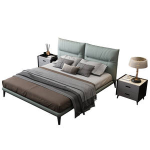 CK03, muebles modernos para el hogar, cama doble de pared tamaño King, muebles de dormitorio de 1,8 m con marco de cama de madera, cama de matrimonio, 3 años de garantía - Product Image 6