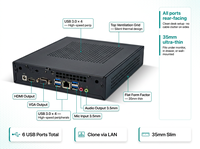 High Efficiency Mini Computer Intel Core i7 Desktop PC with Instant Restore Software Cloud Management for Office Business
