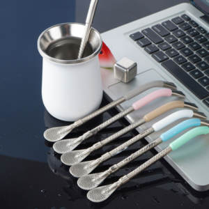 Conception de <span class=keywords><strong>filtre</strong></span> de paille Bombilla en acier inoxydable de haute qualité pour Yerba Mate Gourd Bar Accessoires Pailles de <span class=keywords><strong>filtre</strong></span> à boire - Product Image 1