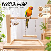 Support d'entraînement multifonctionnel pour perroquet, balançoire et jouet d'alimentation pour oiseaux, idéal pour l'élevage domestique en intérieur, personnalisable en usine, vente en gros