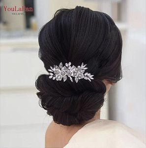 YouLaPan Accessori per <span class=keywords><strong>Acconciature</strong></span> Semplici ed <span class=keywords><strong>Eleganti</strong></span> per Donne, Fermaglio a Pettine per Abiti da <span class=keywords><strong>Sposa</strong></span> e Vestiti Nuziali HP303 - Product Image 2