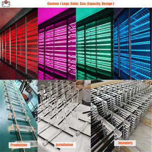 Vitrina de <span class=keywords><strong>Bar</strong></span> de vino de pared de burbujas de agua acrílica de calidad de hotel de lujo - Product Image 3