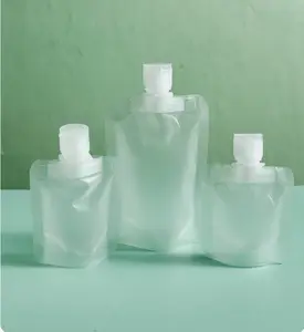 Op Maat Gemaakte Kleine Reis Hand Vloeibaar Wasmiddel Schuim Zeep Dispenser Water Verpakking Tas Voor Shampoo Plastic Navulling Tuit Zakje