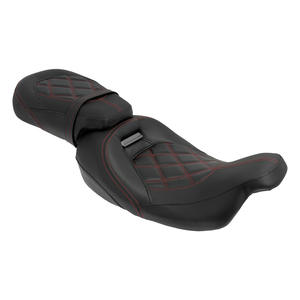 Siège avant et arrière de moto, siège séparé, adapté à la modification des sièges de la série Harley Glide 2009~2023 - Product Image 3