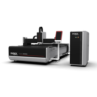 Máquina de Corte por Láser de Fibra CNC de 3 Ejes de Alta Precisión Derek 3000W, Controlador Cypcut, Velocidad Máxima 40000mm/min, Refrigeración por Agua, Servo, Nueva IA