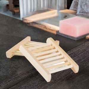 Premium Quality Acacia Wood <b>Soap</b> <b>Holder</b> with Drain Groove Durable Bathroom <b>Soap</b> Tray for Daily Use Available for Sale - Product Image 5